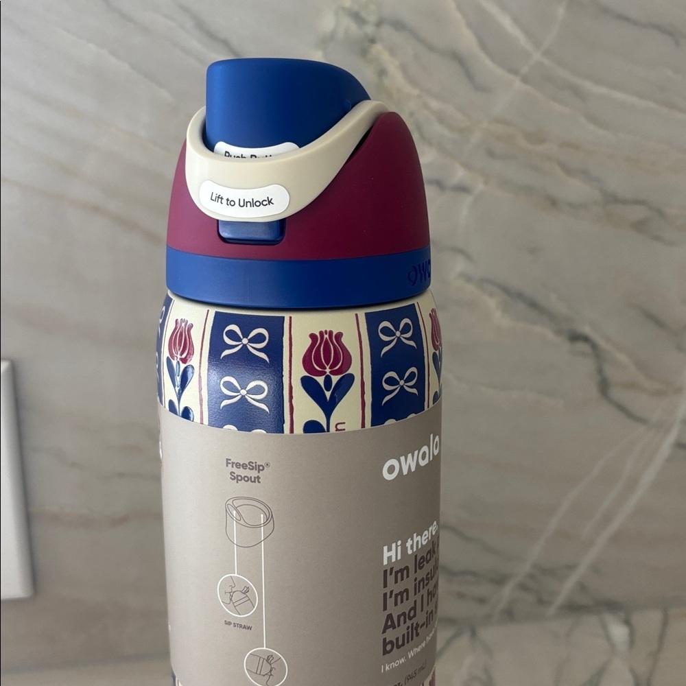 Owala FreeSip 32oz Hygge Holiday Collection Insulated Bottle NWT- AUTHENTIC - Picture 4 of 7